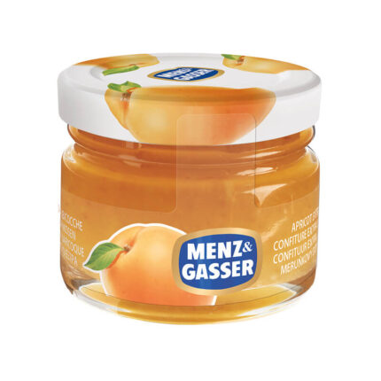 Marmellata Monodose in vetro Menz & Gasser all'Albicocca